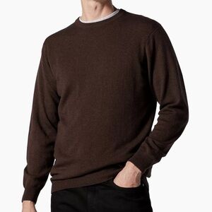 Rodd & Gunn Men’s Merino Cashmere Blend Crewneck Sweater Size 3XL in Brown